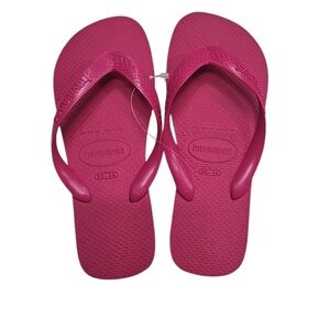 Havaianas Pink Classic Top Flip Flop Sandals 35-36 New